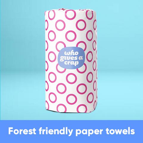 Forest Friendly Paper Towels - Double Length Rolls